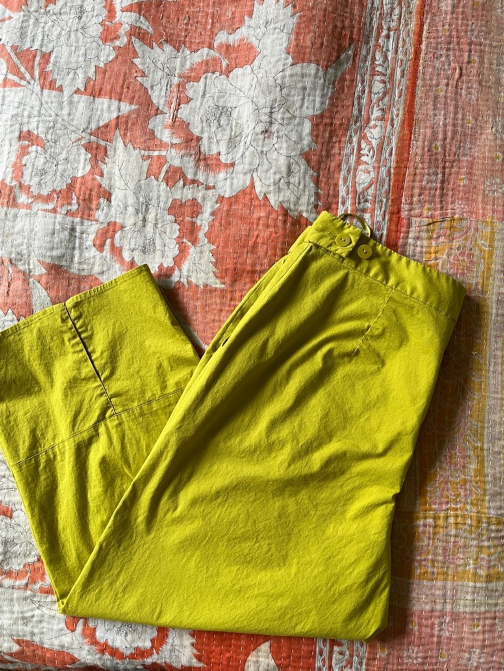Eileen Fisher Cotton Pants small
